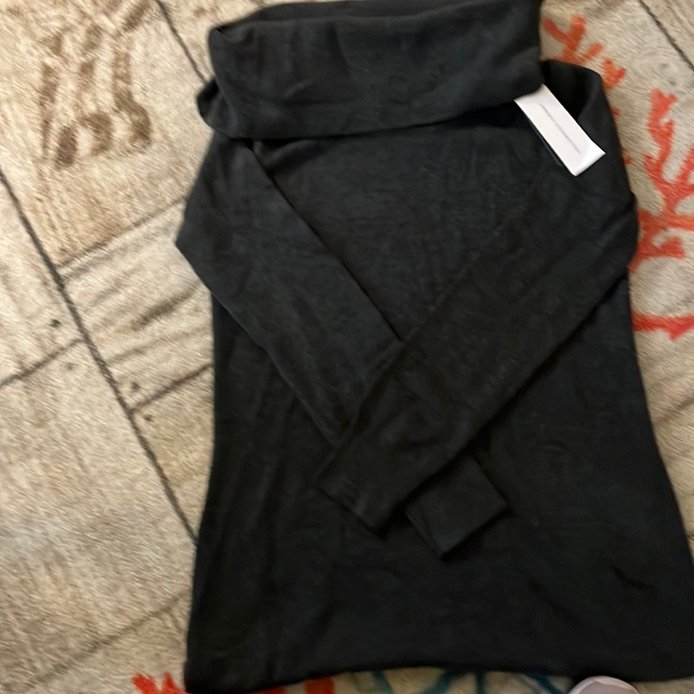 Women’s cowl neck tunic sweater